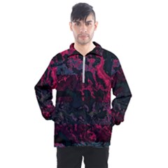 Granite Glitch Men s Half Zip Pullover by MRNStudios