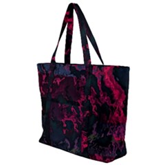 Granite Glitch Zip Up Canvas Bag by MRNStudios