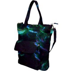 Space Cosmos Galaxy Stars Black Hole Universe Art Shoulder Tote Bag by Pakemis