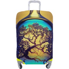 Flask Bottle Tree In A Bottle Perfume Design Luggage Cover (large) by Pakemis
