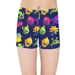 Space Patterns Kids  Sports Shorts by Pakemis