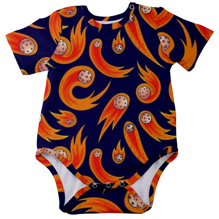 Space Patterns Pattern Baby Short Sleeve Onesie Bodysuit