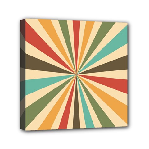 Vintage Abstract Background Mini Canvas 6  X 6  (stretched) by artworkshop