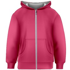 Color Cherry Kids  Zipper Hoodie Without Drawstring by Kultjers