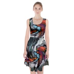 Abstract Art Racerback Midi Dress