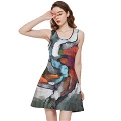 Abstract Art Inside Out Racerback Dress