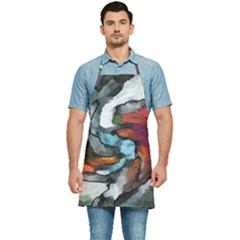 Abstract Art Kitchen Apron by gasi