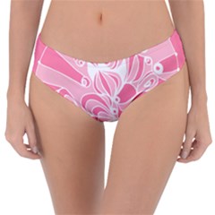 Pink Zendoodle Reversible Classic Bikini Bottoms by Mazipoodles