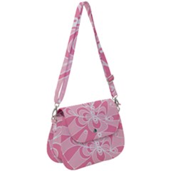 Pink Zendoodle Saddle Handbag by Mazipoodles