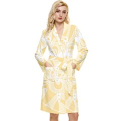 Amber Zendoodle Long Sleeve Velour Robe by Mazipoodles