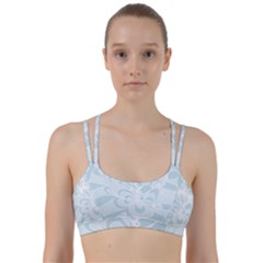 Blue 2 Zendoodle Line Them Up Sports Bra by Mazipoodles