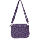 Kaleidoscope Plum Saddle Handbag View3