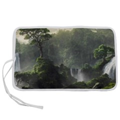 Waterfall River Fantasy Dream Planet Matte Pen Storage Case (s) by Uceng