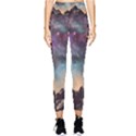 Mountain Space Galaxy Stars Universe Astronomy Pocket Leggings  View1