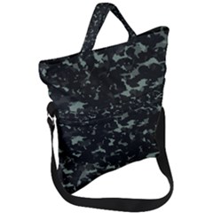 Pattern Texture Army Military Background Fold Over Handle Tote Bag