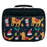 Funny Christmas Pattern Background Lunch Bag