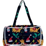 Funny Christmas Pattern Background Multi Function Bag