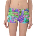 Colorful stylish design Reversible Boyleg Bikini Bottoms View1