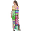 Colorful pattern Maxi Chiffon Cover Up Dress View2