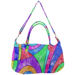 Colorful Stylish Design Removal Strap Handbag by gasi