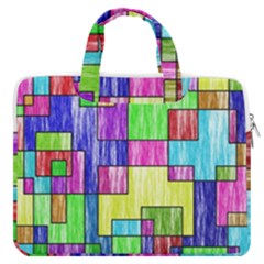 Colorful Stylish Design Macbook Pro 13  Double Pocket Laptop Bag by gasi