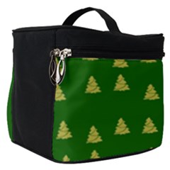 Green Christmas Trees Green Make Up Travel Bag (small) by TetiBright