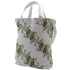 Background Ornamental Pattern Graphic Seamless Canvas Messenger Bag