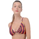 Illustration Door Abstract Concentric Pattern Knot Up Bikini Top View1