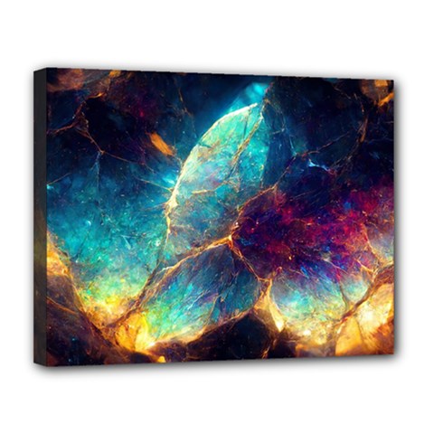 Abstract Galactic Canvas 14  X 11  (stretched)