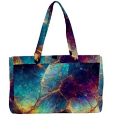 Abstract Galactic Canvas Work Bag