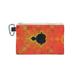 Fractal Mandelbrot Set Pattern Art Canvas Cosmetic Bag (small)