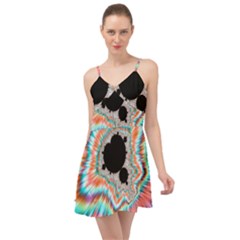 Fractal Abstract Background Summer Time Chiffon Dress