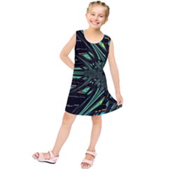 Art Pattern Abstract Design Kids  Tunic Dress