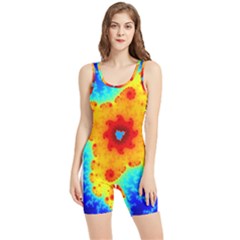 Fractal Starfish Mandelbrot Blue Women s Wrestling Singlet