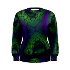 Fractal Abstract Art Pattern Women s Sweatshirt by Ravend