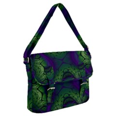 Fractal Abstract Art Pattern Buckle Messenger Bag