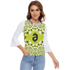 Im Fourth Dimension Amf Bell Sleeve Top