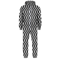 Seamless Abstract Geometric Pattern Background Hooded Jumpsuit (men) by artworkshop