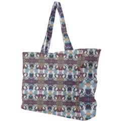 Multicolored Ornate Decorate Pattern Simple Shoulder Bag by dflcprintsclothing