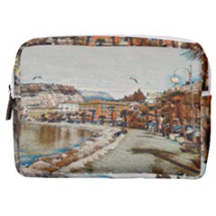 Birds And People On Lake Garda Make Up Pouch (medium) by ConteMonfrey