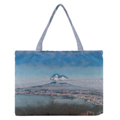 Napoli - Vesuvio Zipper Medium Tote Bag by ConteMonfrey