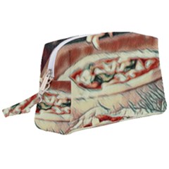 Naples Pizza On The Making Wristlet Pouch Bag (large) by ConteMonfrey