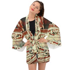 Naples Pizza On The Making Long Sleeve Kimono by ConteMonfrey