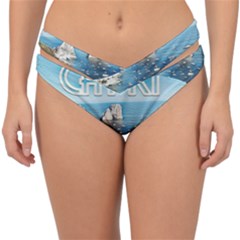 Capri, Italy Vintage Island  Double Strap Halter Bikini Bottom by ConteMonfrey