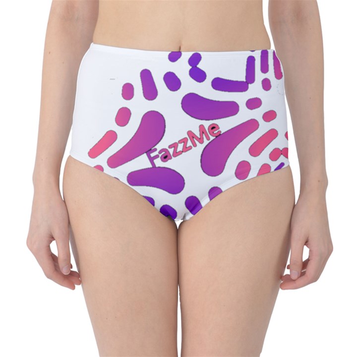  Im Fourth Dimension Fazzme Classic High-Waist Bikini Bottoms