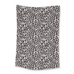 Black Cheetah Skin Small Tapestry by Sparkle