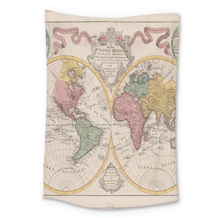 Mapa Mundi 1775 Large Tapestry
