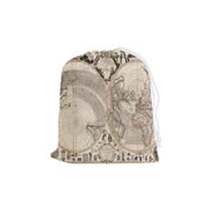 Mapa Mundi - 1774 Drawstring Pouch (medium) by ConteMonfrey