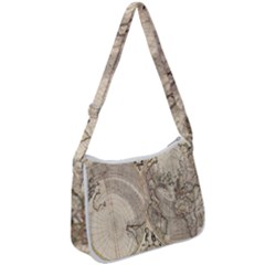 Mapa Mundi - 1774 Zip Up Shoulder Bag by ConteMonfrey