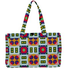 Shapes In Shapes 2                                                              Canvas Work Bag by LalyLauraFLM